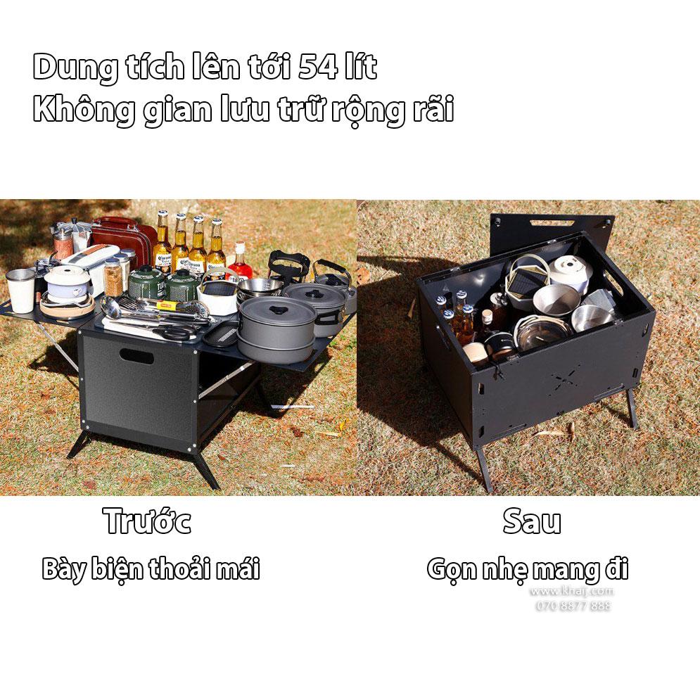 Bàn Thùng Igt Gấp Gọn Cắm Trại & Dã Ngoại Camping Cao Cấp (5)