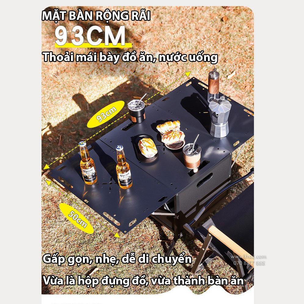 Bàn Thùng Igt Gấp Gọn Cắm Trại & Dã Ngoại Camping Cao Cấp (6)