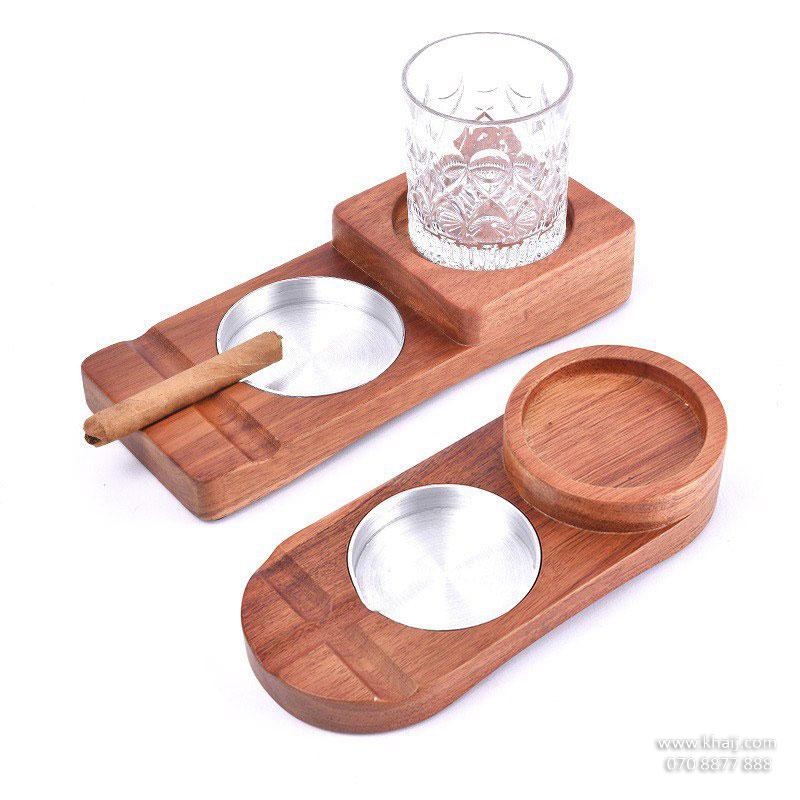 Bộ Gạc Tàn Xì Gà Whisky Kg05