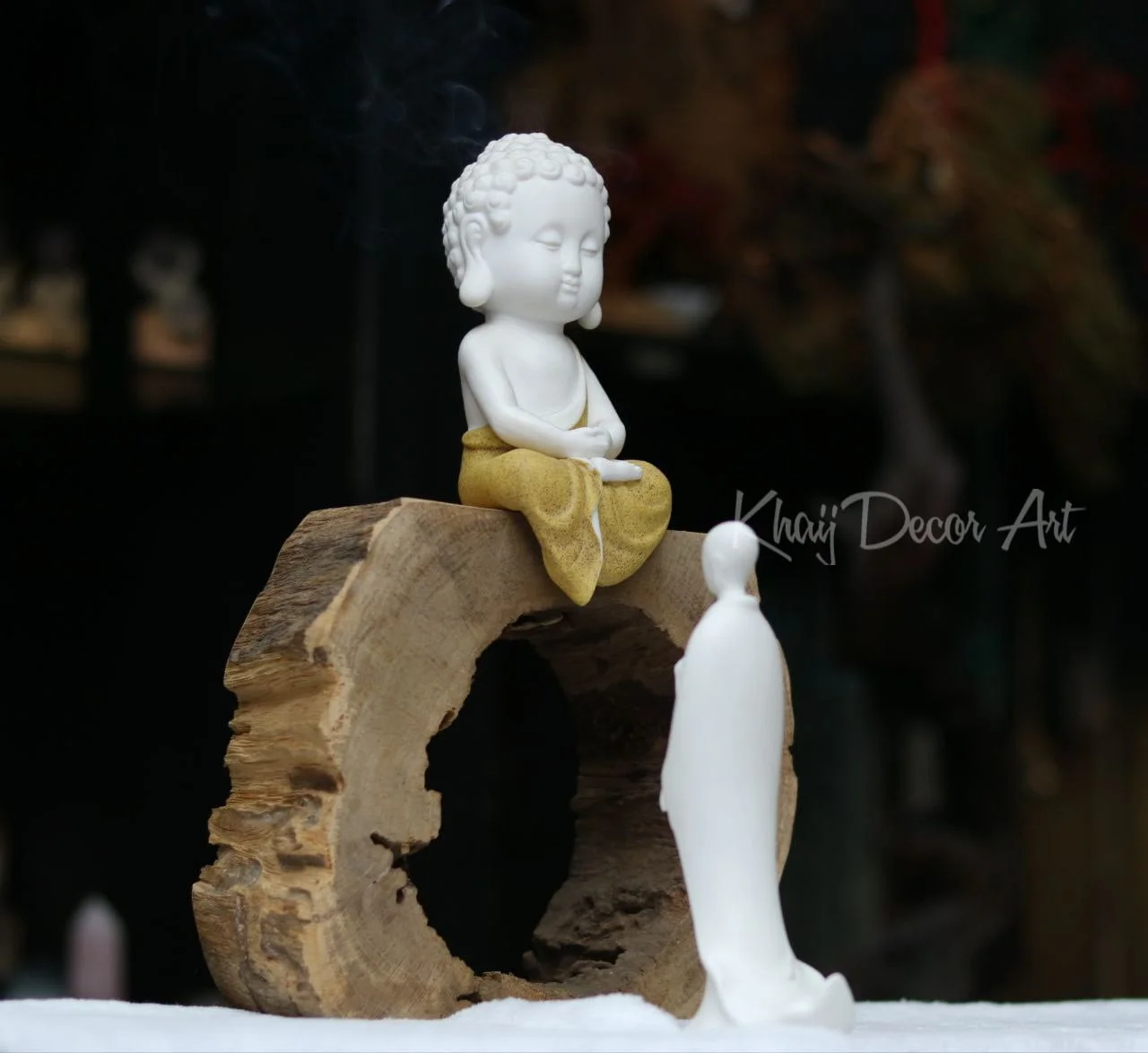 Phật Thiền Trên Lũa Gốm Tử Sa