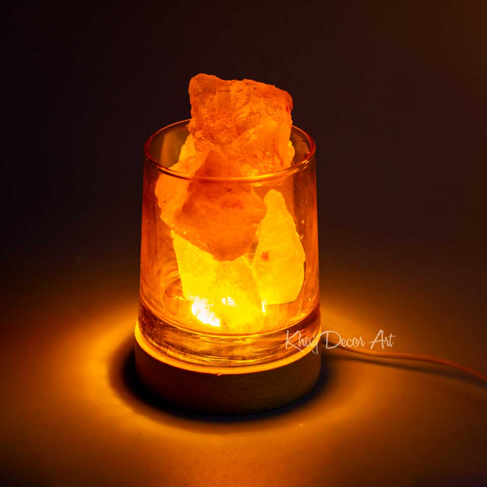 Alternative view of Đèn Đá Muối Himalaya Phong Thủy - Đèn Ngủ - Xông LM01