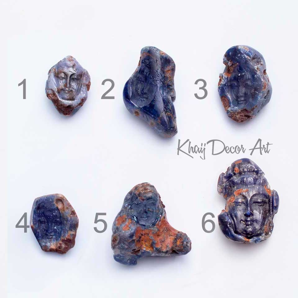 Alternative view of Diện Phật Sapphire Xanh Thiên Nhiên MTDQ2