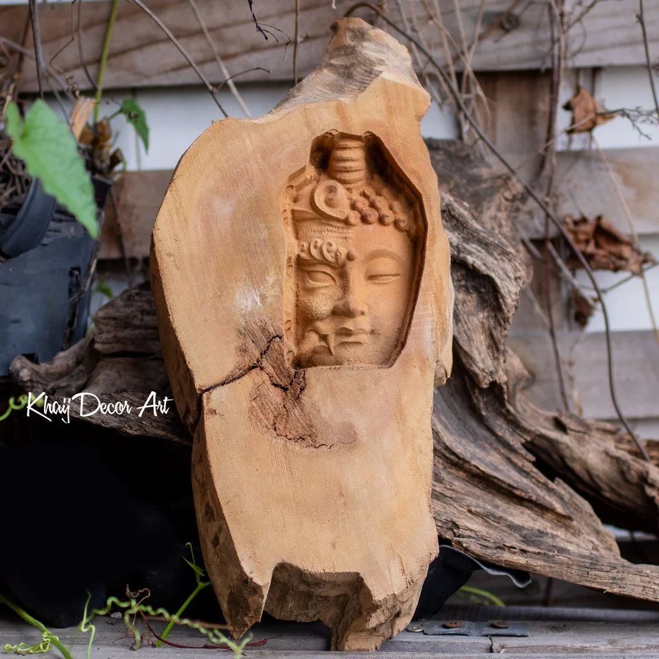 Tượng Phật Quỷ Gỗ Xá Xị Thiên Nhiên - Trang Trí Decor TGW2 - Ảnh 2