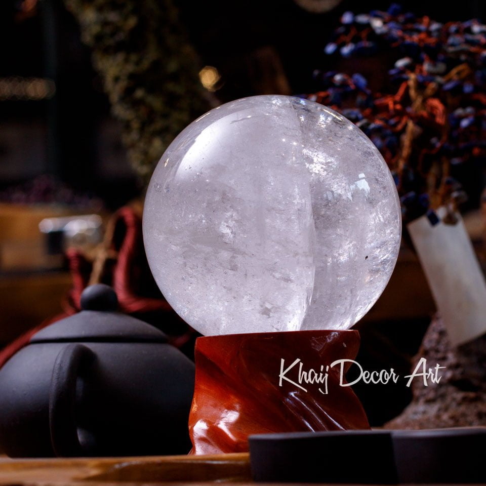 Alternative view of Quả Cầu Thạch Anh Trắng Thiên Nhiên PC1