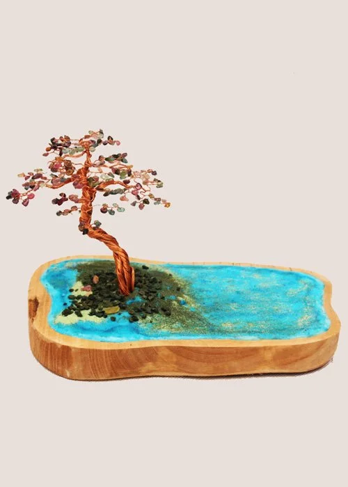 Bonsai Dây Đồng Đá Quý