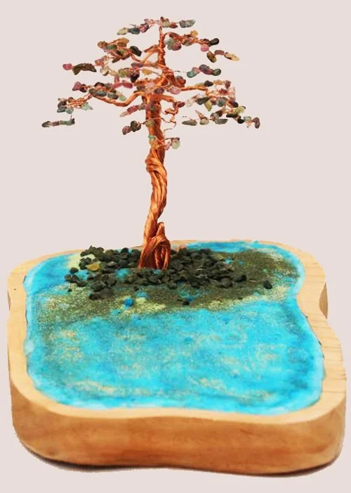 Bonsai Dây Đồng Đá Quý