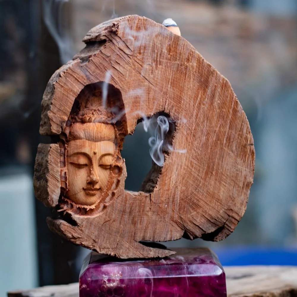 Alternative view of Tượng Phật Decor Gỗ Đỏ