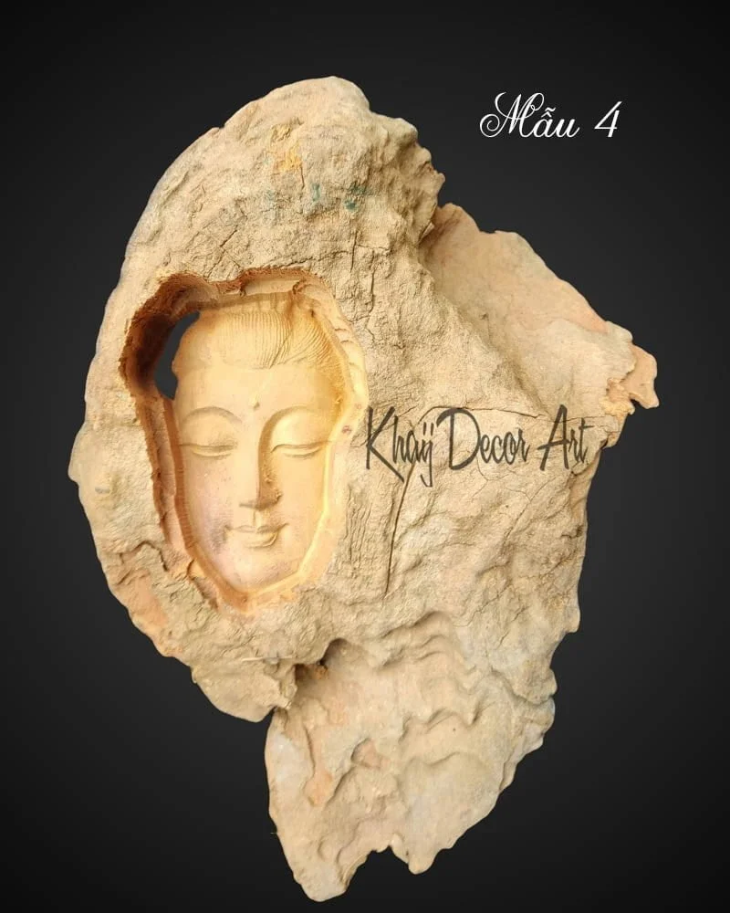 Tượng Phật Decor Gỗ Đỏ